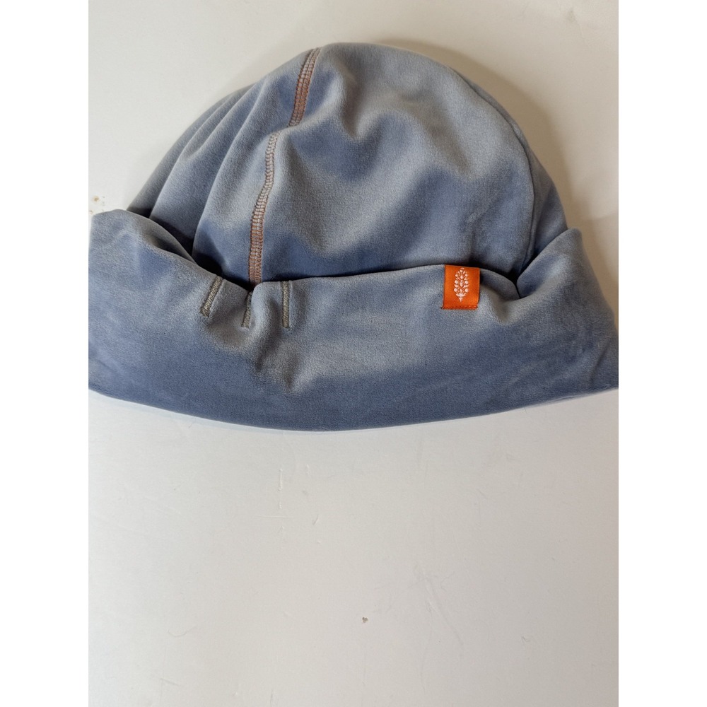 Free People Movement Hat Cap Light Blue Soft Fleece Winter Cozy Womens Warm